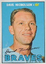 1967 Topps Baseball Cards      113     Dave Nicholson